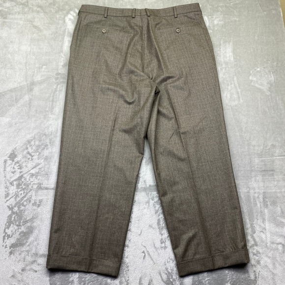 Zanella Bennett Vitale Barberis Canonico Wool Trouser Men Sz 40 Italy Super 120s - Picture 8 of 10